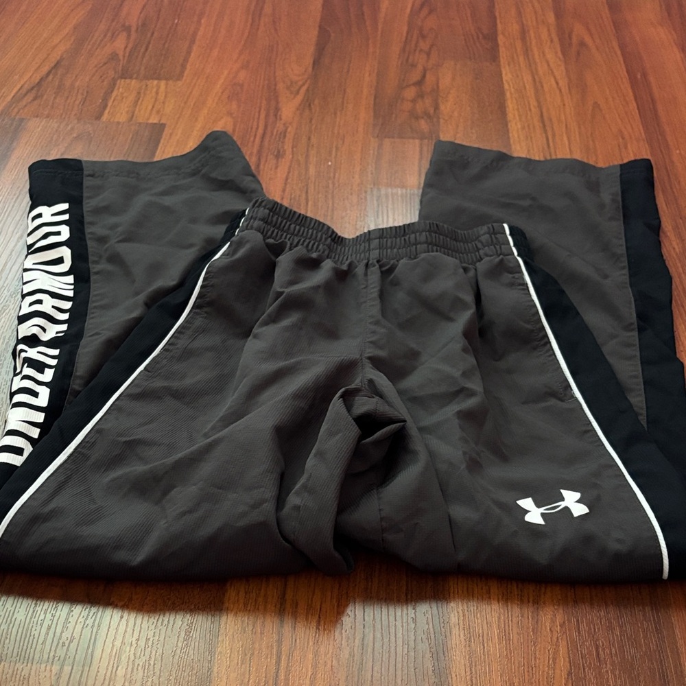 Under Armour Kids Charcoal Joggers with Black Accents